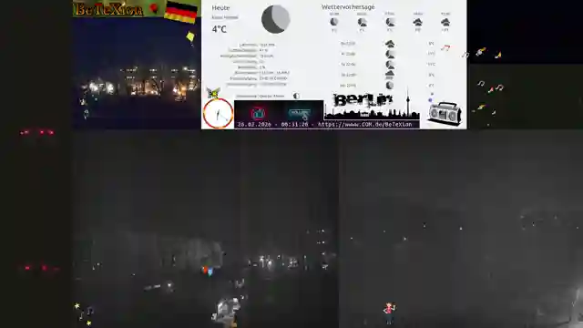 🔴 LIVE from Berlin, weather view with music! 💃 WetterBLICK Berlin, mit Musik! 🌇