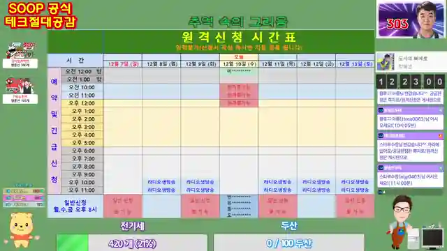 SOOP official Broadcast settings